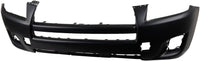 Front Bumper Cover Primed With Fog Light Holes Direct Replacement Compatible With 2009-2012 Toyota RAV4 TO1000349 521190R901