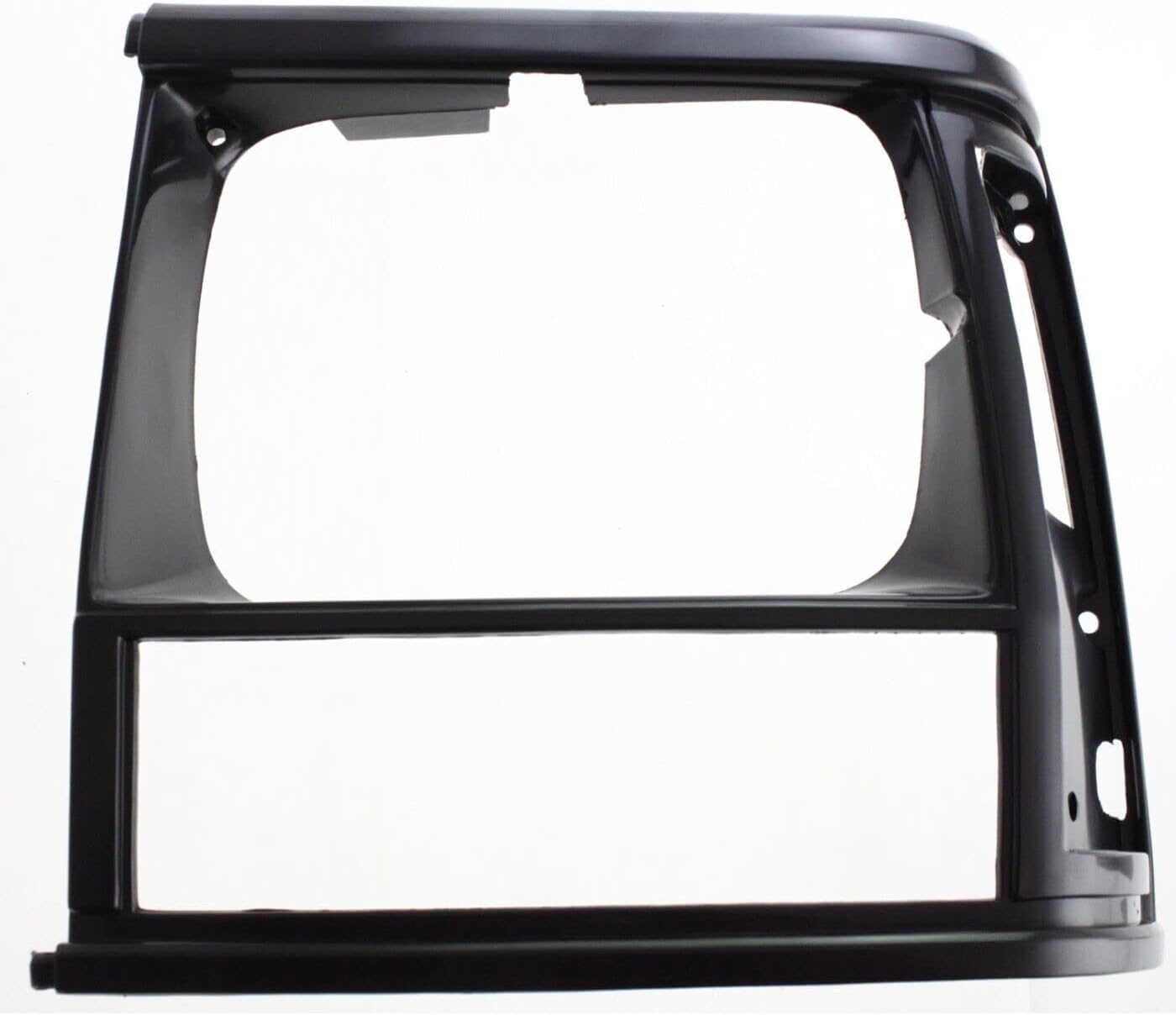 Front Head Light Door Bezels Primed Plastic Right Passenger & Left Driver Side Direct Replacement Compatible With Jeep Cherokee 1991-1996 / Comanche 1991-1992 CH2513124 CH2512124