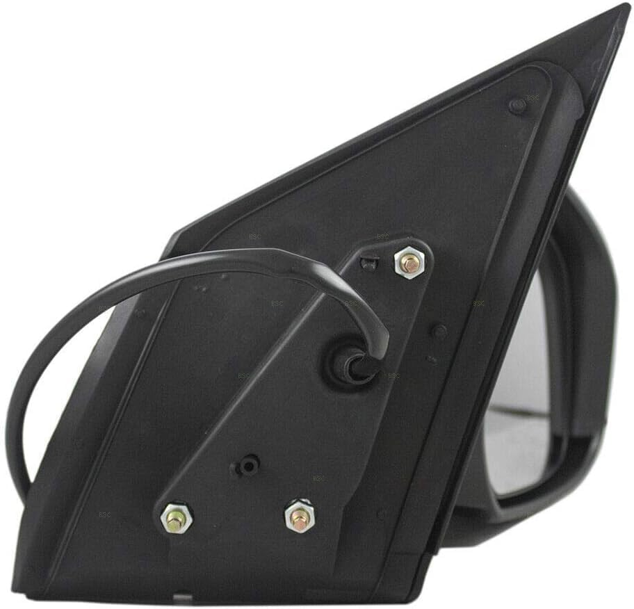 Front Power Mirror Manual Folding Non-Heated Primed Right Passenger Side Direct Replacement Compatible With 2014-2022 Mitsubishi Mirage / 2017-2022 G4 MI1321149 7632B280-PFM