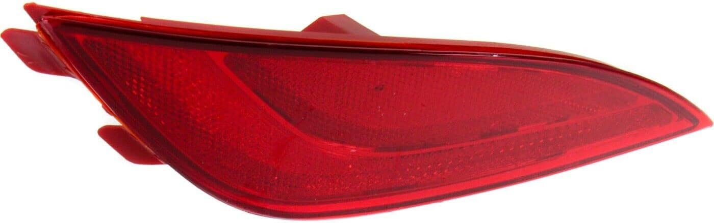 Rear Bumper Reflector Left Driver Side Direct Replacement Compatible With 2010-2015 Hyundai Tucson HY1184108 924052S100