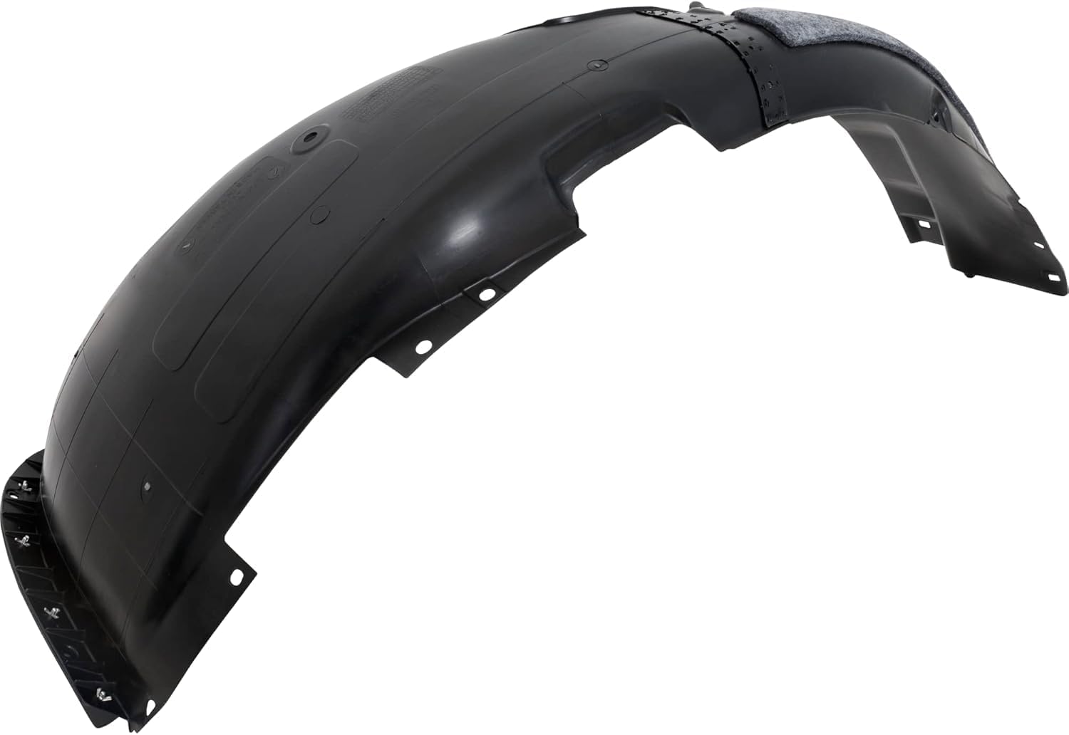 Front Fender Liner Left Driver Side Direct Replacement Compatible With 2017-2018 Hyundai Elantra HY1248161 86811F3000