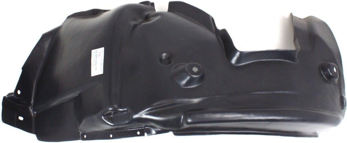 Front Fender Liner Rear Section Left Driver Side Direct Replacement Compatible With 2008-2013 BMW 1-Series BM1249105 51717166244