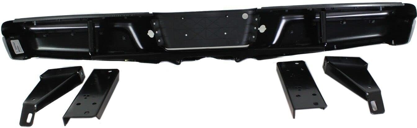 Step Bumper Face Bar With Pad & Mounting Bracket Direct Replacement Compatible With 1997-2004 Dodge Dakota CH1103104