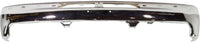 Front Bumper Chrome Steel With Brackets Direct Replacement Compatible With 1999-2002 Chevrolet Silverado / 2000-2006 Tahoe GM1003127 12336026-PFM