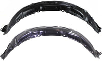 Front Engine Splash Shields Under Cover + Fender Liners Left Driver & Right Passenger Side Direct Replacement Compatible With 2007-2010 Toyota Camry TO1250122 TO1251122 TO1228134