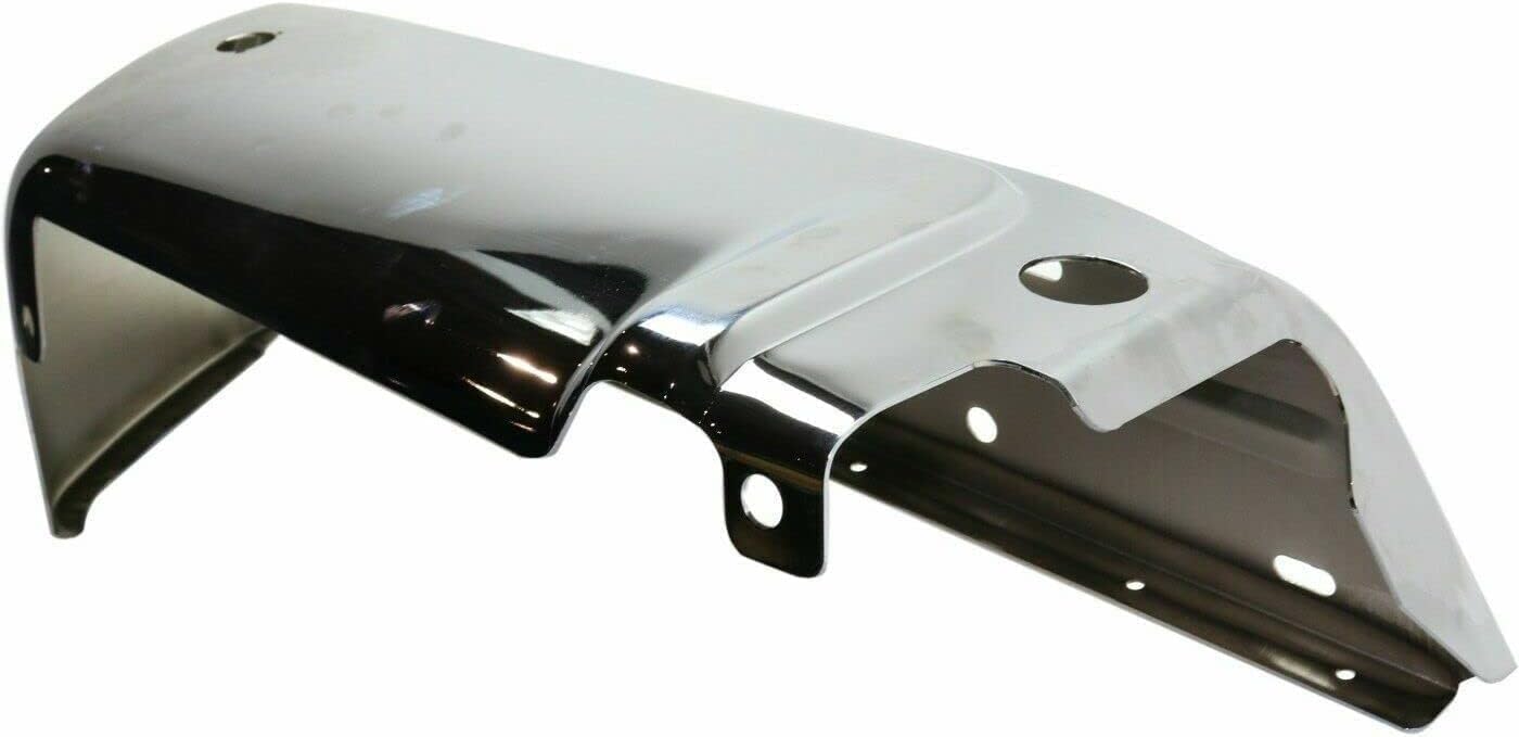 Set Of 2 Rear Step Bumper Face Bar Chrome Left Driver & Right Passenger Side Direct Replacement Compatible With 2008-2016 Ford F-Series FO1105121 FO1104121 9C3Z17906D-PFM