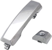 Front Exterior Door Handle Chrome with Cap Left Driver Side Direct Replacement Compatible with 2004-2018 Nissan Titan / 2016-2018 Titan FDH010267 80640ZC00A 80647ZC00A