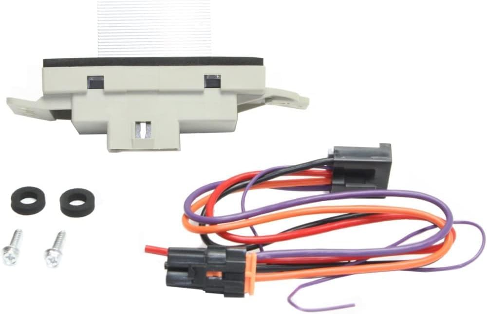 Front Or Rear Blower Motor Resistors with Automatic Temperature Control Direct Replacement Compatible with 1999-2007 Chevrolet Silverado / 2000-2013 Chevrolet Impala REPC191807