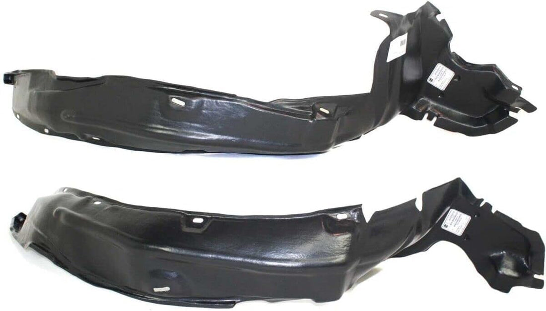 Set Of 2 Front Fender Liner Right Passenger & Left Driver Side Direct Replacement Compatible With 1988-1991 Honda Civic HO1249108 HO1248108 74101SH3010 74151SH3010
