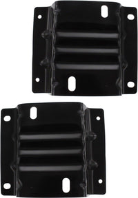 AUTOS PARTS PLUS Front Bumper Chrome Steel + Lower Valance Textured + Mounting Plate Bracket Right Passenger & Left Driver Side Direct Replacement Compatible With 2008-2014 Ford E- Series Super Duty