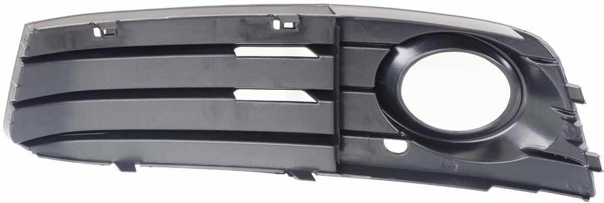 Set Of 2 Front Fog Light Molding Primed Plastic Left Driver & Right Passenger Side Direct Replacement Compatible With 2009-2012 Audi A4 AU1038119 AU1039119 8K0807682A01C 8K0807681A01C