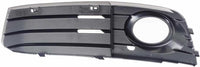Set Of 2 Front Fog Light Molding Primed Plastic Left Driver & Right Passenger Side Direct Replacement Compatible With 2009-2012 Audi A4 AU1038119 AU1039119 8K0807682A01C 8K0807681A01C