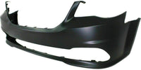 Front Bumper Cover Primed With Fog Light Holes + Lower Grille Textured Gray Direct Replacement Compatible With 2011-2020 Dodge Grand Caravan CH1000A02 CH1036115 68088966AA 68100690AA
