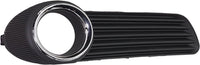 Front Fog Light Molding Primed With Chrome Trim Right Passenger Side Direct Replacement Compatible With 2008-2010 Toyota Avalon TO1039140 5203007020 5203007030