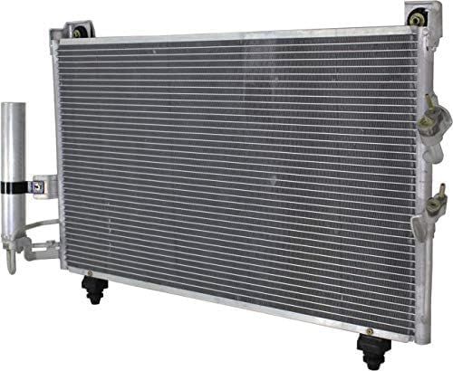 Front A/C Condenser Aluminum Core Direct Replacement Compatible With 2003-2006 Mitsubishi Outlander MI3030162 MR958462