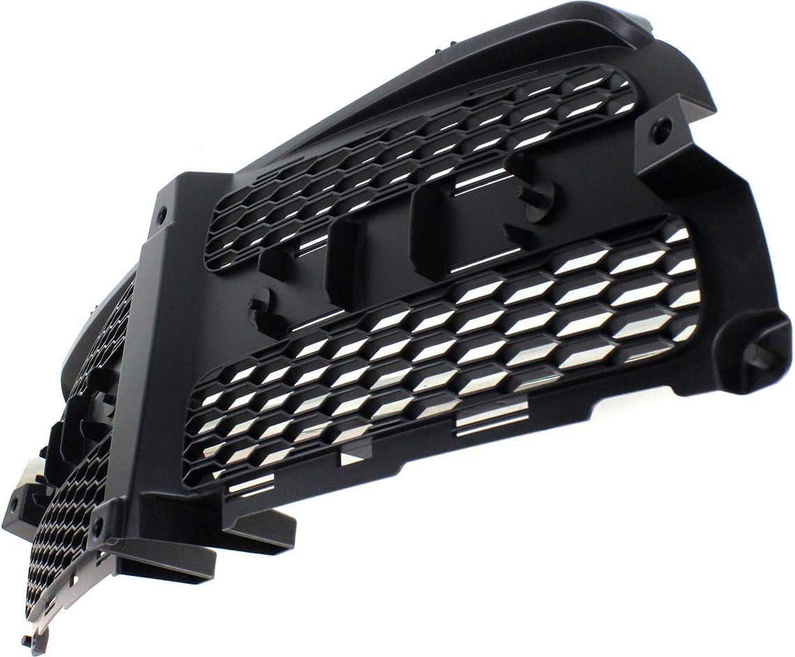 Front Grille Insert Textured Direct Replacement Compatible With 2011-2014 Dodge Charger CH1200339 68092613AA