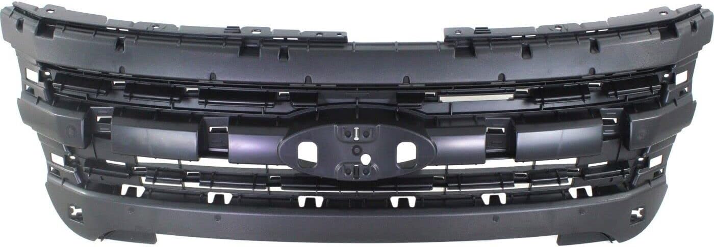 Front Inner Grille Shell | Mounting Header Panel Direct Replacement Compatible With 2011-2015 Ford Explorer / 2013-2015 Police Interceptor FO1223118 BB5Z8A284AA