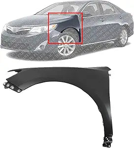 AUTOS PARTS PLUS Front Fender Primed Steel Left Driver Side Direct Replacement Compatible With 2012-2014 Toyota Camry TO1240239 5381206150