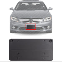 Front License Plate Bracket Textured Direct Replacement Compatible with 2008-2011 Mercedes Benz C-Class MB1068109 2048170178