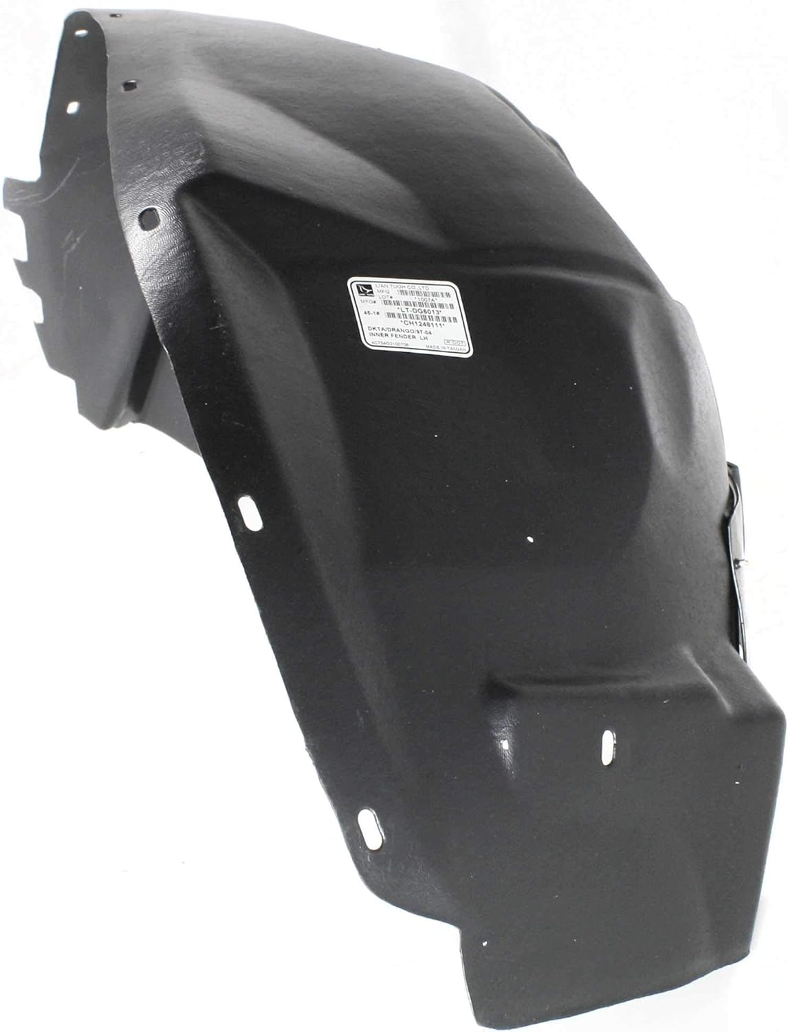 Front Fender Liner Left Driver Side Direct Replacement Compatible With 1997-2004 Dodge Dakota CH1248111 55257061AG
