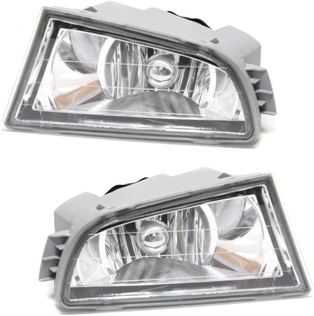 Front Head Light + Fog Lamp Lens And Housing Right Passenger & Left Driver Side Direct Replacement Compatible With 2001-2003 Acura MDX AC2519103 AC2518103 AC2592103 AC2593103