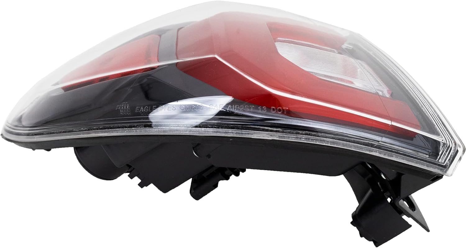 AUTOS PARTS PLUS Tail Light Left Driver Side Direct Replacement Compatible With 2013-2016 GMC Acadia / 2017 Limited 84051375-PFM