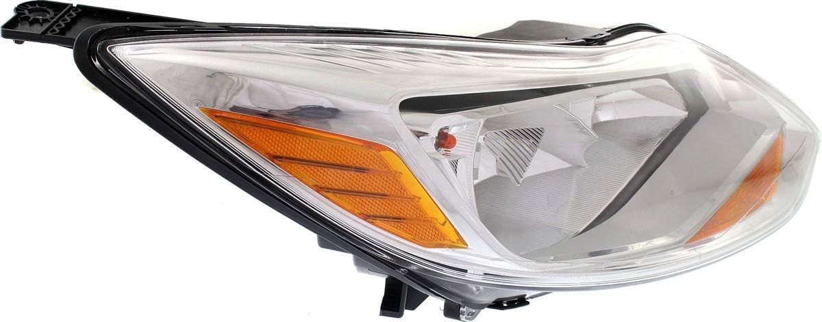 Front Head Light Assembly Right Passenger Side Direct Replacement Compatible With 2012-2014 Ford Focus FO2503298 BM5Z13008F