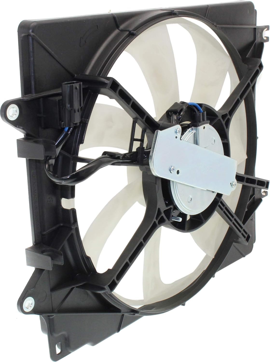 AUTOS PARTS PLUS Front A/C Condenser Cooling Fans Assembly Right Passenger Side Direct Replacement Compatible With 2017-2022 Honda CR-V HO3113141 386155PAA01-PFM 386165PAA01