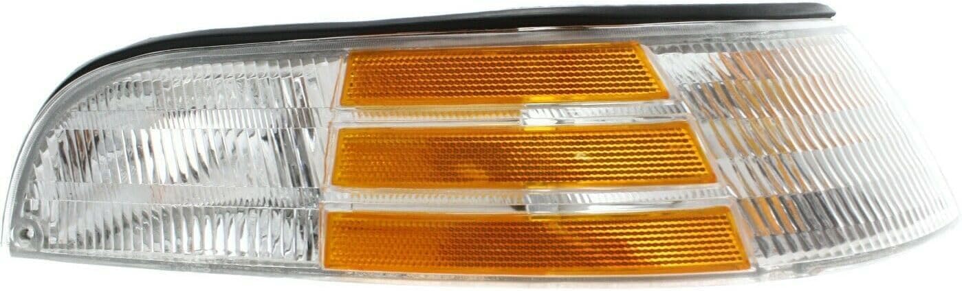 Set Of 2 Front Corner Light Lens And Housing Right Passenger & Left Driver Side Direct Replacement Compatible With 1992-1997 Ford Crown Victoria FO2521124 FO2520124 F2AZ13200B