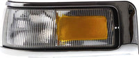 Set Of 2 Front Corner Light Lens And Housing Right Passenger & Left Driver Side Direct Replacement Compatible With 1995-1997 Lincoln Town Car FO2551132 FO2550132 F5VY15A201A