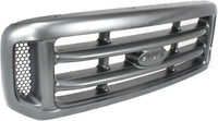 Front Grille Painted Argent Shell And Cross Bar Insert Plastic Direct Replacement Compatible With 1999-2004 Ford F-Series Super Duty FO1200362 YC3Z8200AAA