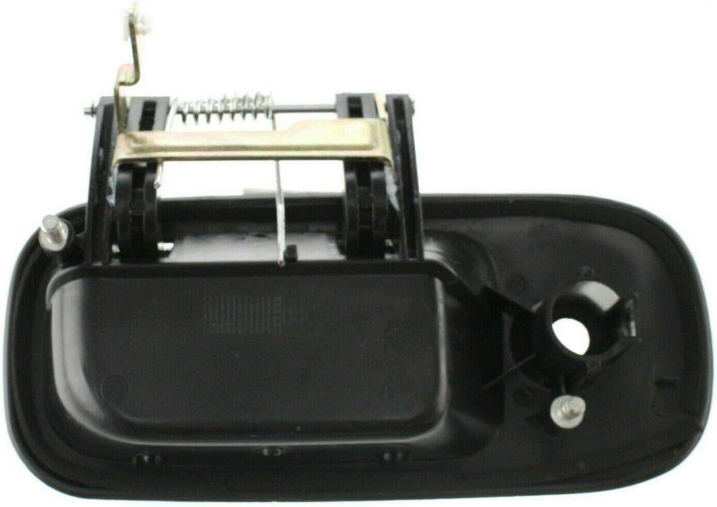 Exterior Rear Outside Sliding Door Handle with Key Hole Textured Right Passenger Side Direct Replacement Compatible with 1996-2009 Chevrolet Express/GMC Savana 1500 2500 3500