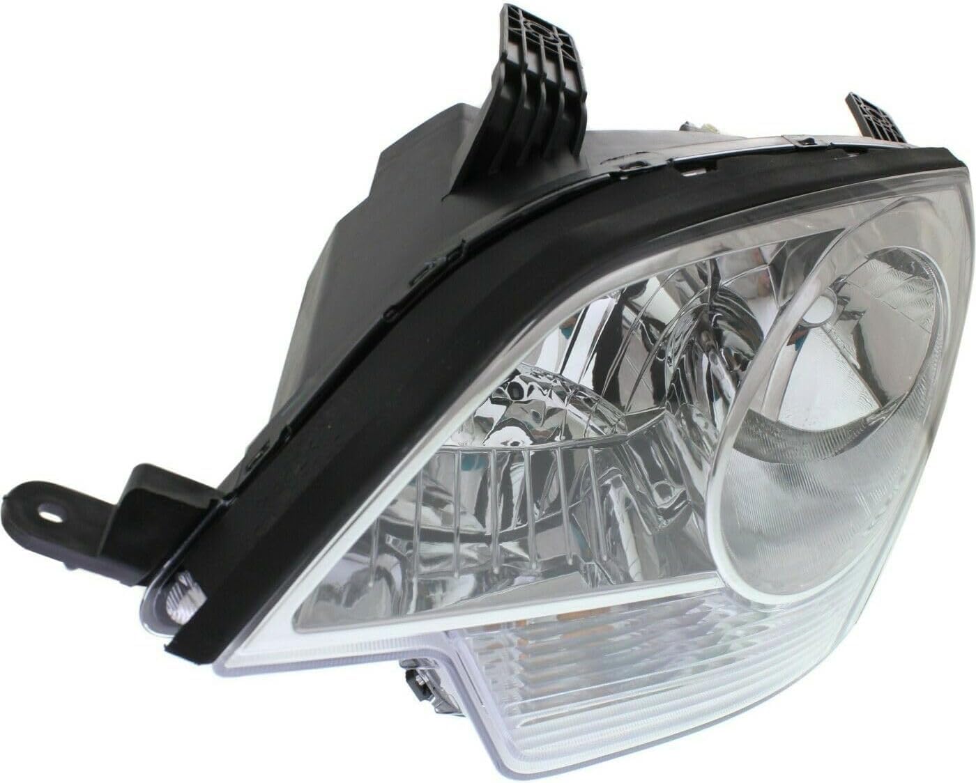 Set Of 2 Front Head Light Composite Assembly Right Passenger & Left Driver Side Direct Replacement Compatible With 2008-2010 Saturn VUE / 2012-2014 Chevrolet Captiva Sport GM2502306