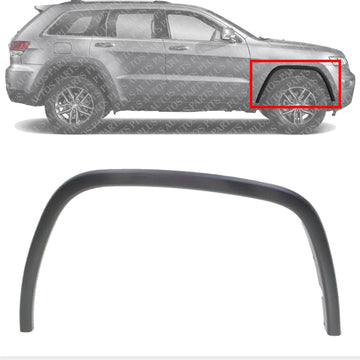 Front Fender Flare Textured Right Passenger Side Direct Replacement Compatible With 2011-2016 Jeep Grand Cherokee CH1291106 1MP38RXFAE