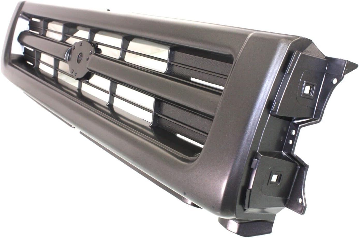 Front Center Grille Assembly Painted Dark Silver Shell And Insert Plastic Direct Replacement Compatible With 1992-1995 Toyota Pickup TO1200148 5311135130