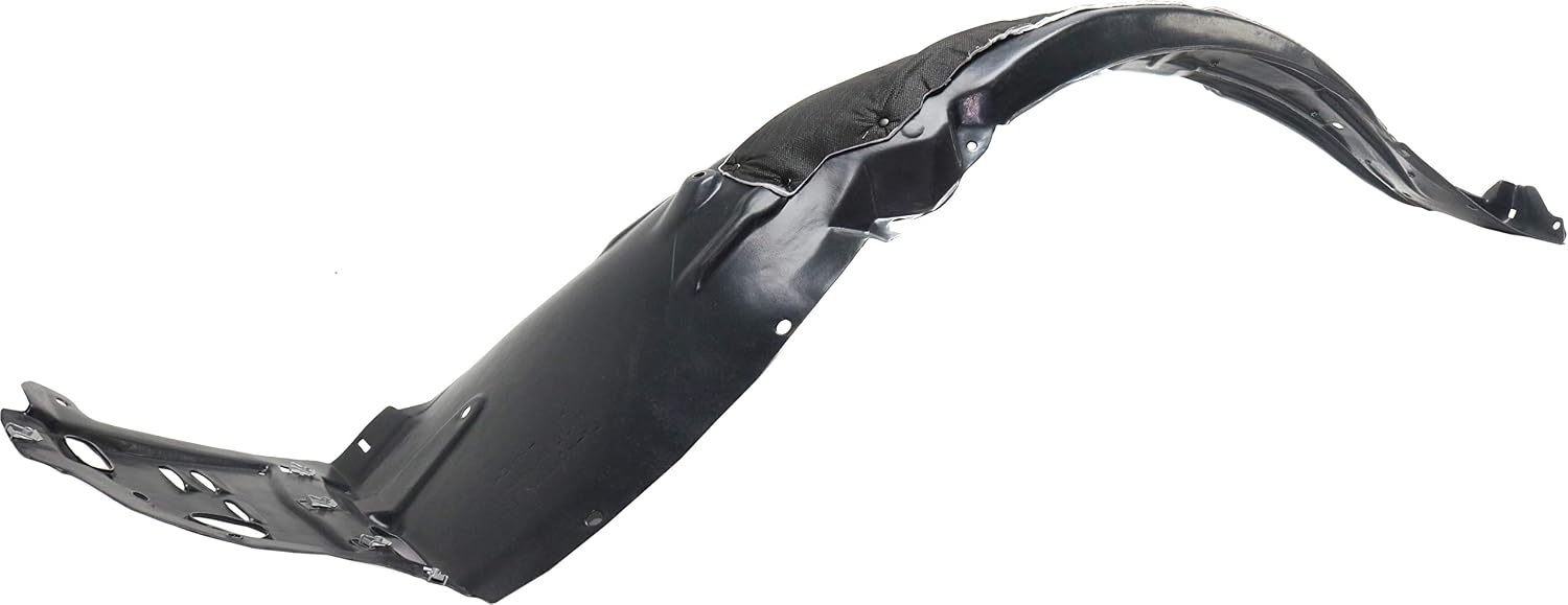 Front Fender Liner Left Driver Side Direct Replacement Compatible With 2015-2017 Acura TLX AC1248136 74150TZ3A00-PFM