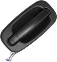 Rear Exterior Door Handle Textured Without Keyhole Left Driver Side Direct Replacement Compatible with 1999-2006 Chevrolet Silverado/GMC Sierra GM1520105 15721571 19356470