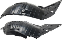 Set Of 2 Front Section Fender Liner Left Driver & Right Passenger Side Direct Replacement Compatible With 2014-2023 Infiniti Q50 IN1249128 IN1248128 638404GA0B 638414GA0B
