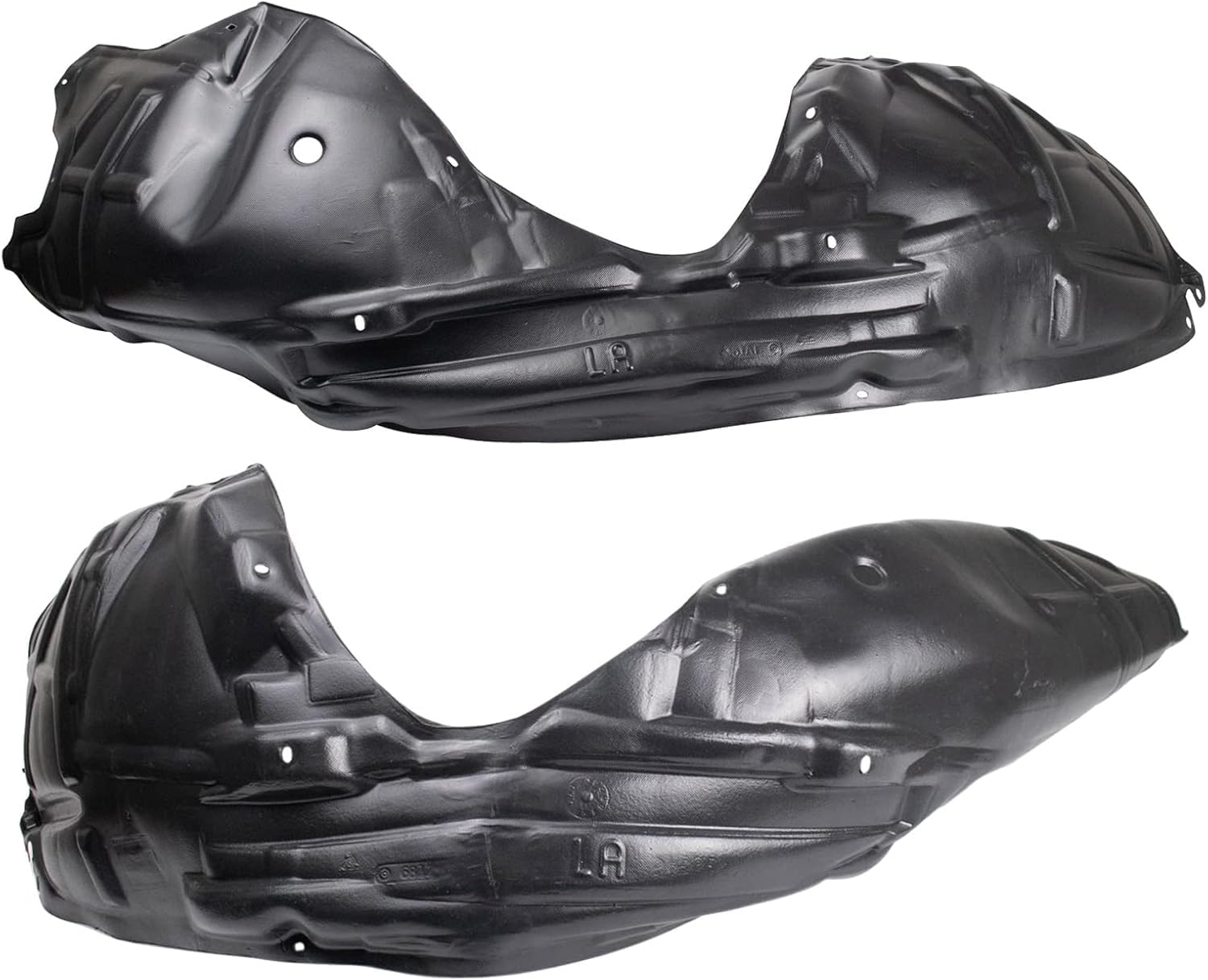 Set Of 2 Front Fender Liner Right Passenger & Left Driver Side Direct Replacement Compatible With 2015-2022 Dodge Challenger CH1249173 CH1248173 68259092AF 68259093AF