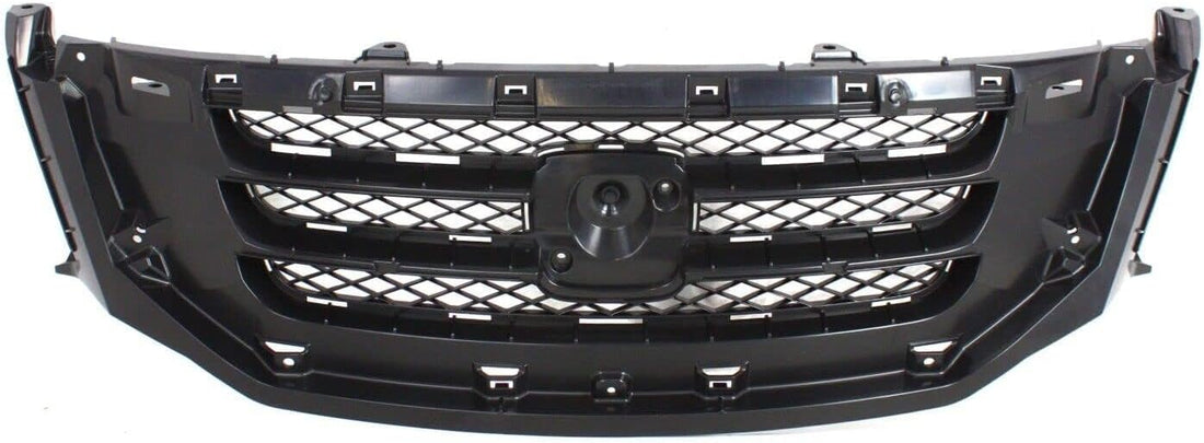 Front Grille Painted Black Shell And Insert Direct Replacement Compatible With 2008-2010 Honda Odyssey HO1200190 71121SHJA02
