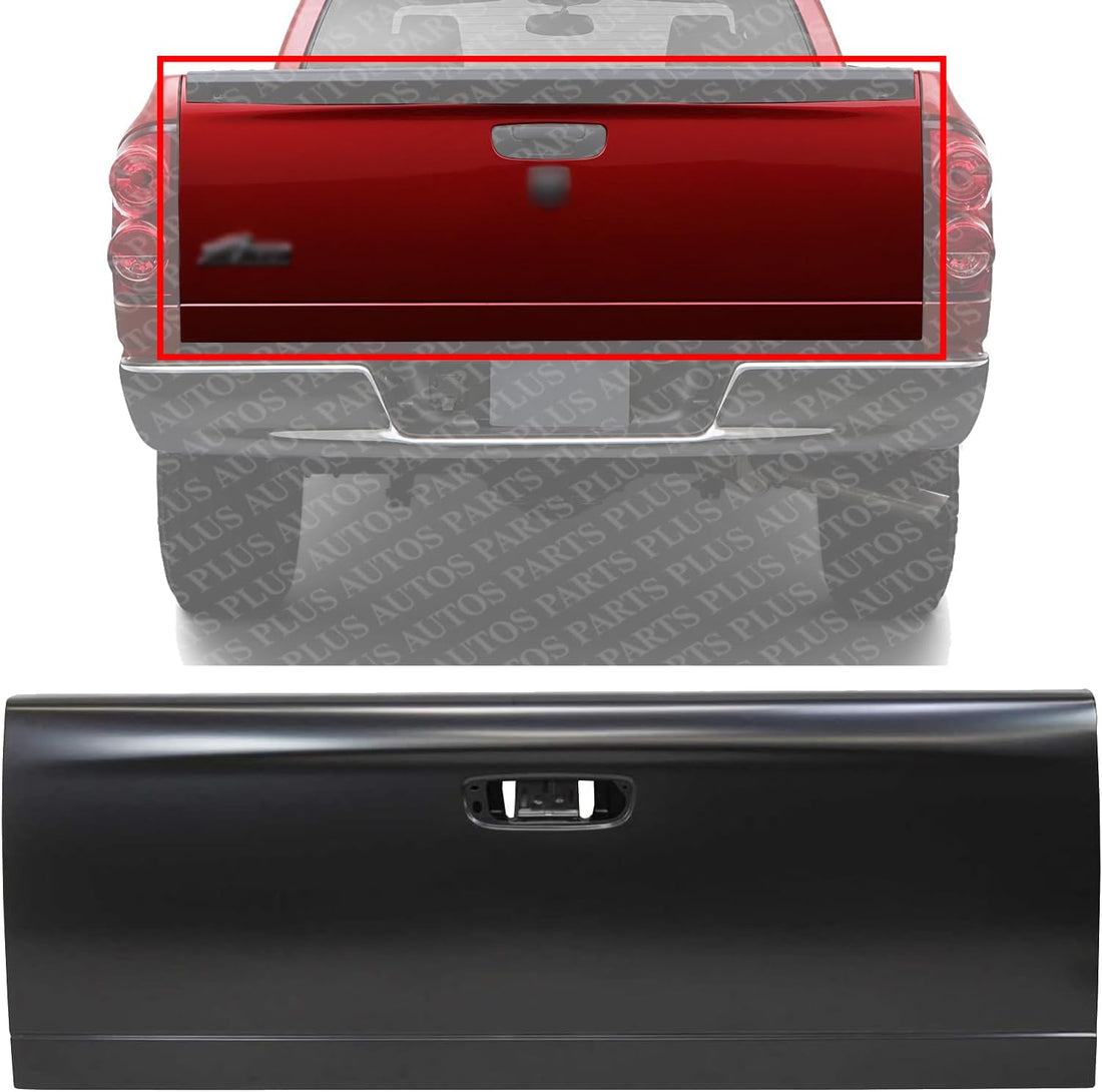 Tail Gate Primed Without Dual Rear Wheels Direct Replacement Compatible with 2002-2008 Dodge Ram 1500/2003-2009 2500 3500 CH1900121 55275969AB