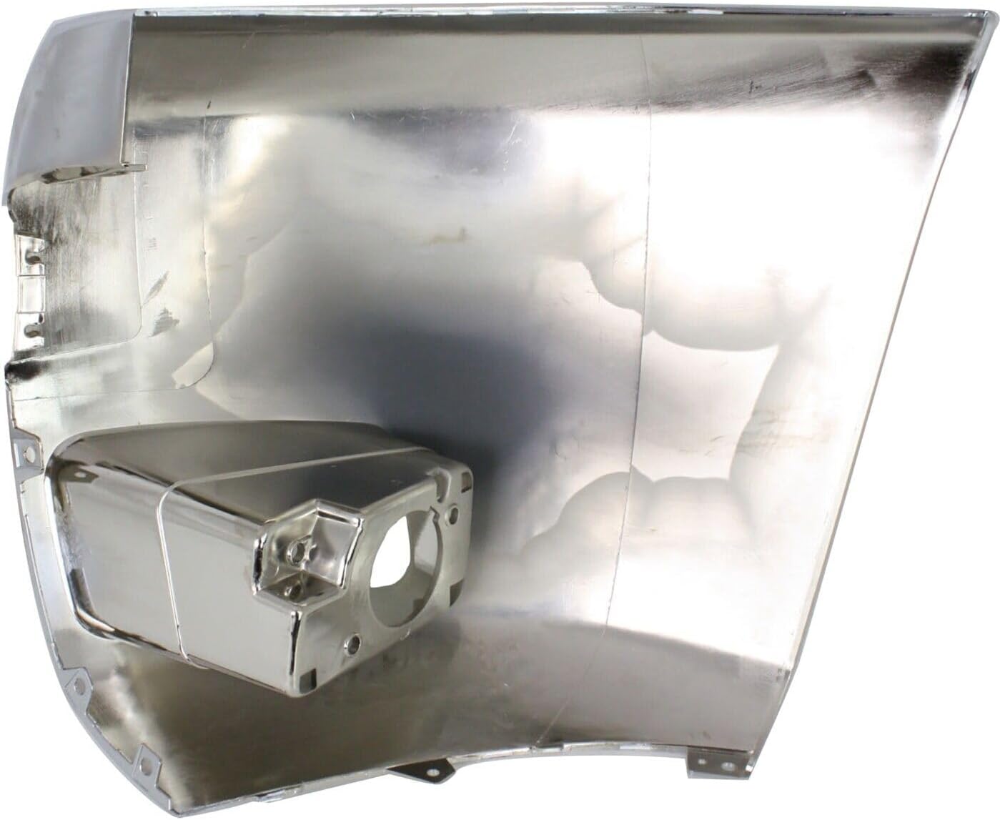 AUTOS PARTS PLUS Front Bumper End Caps Chrome Left Driver & Right Passenger Side Direct Replacement Compatible With 2007-2012 Chevrolet Silverado 2500HD 3500HD GM1016108 GM1017108 15839251