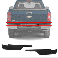 Set Of 2 Rear Bumper Step Pad Left Driver & Right Passenger Side Direct Replacement Compatible With 1999-2006 Chevrolet Silverado 1500 2500 GM1191120 GM1191119 15738018 15738017