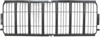 Front Grille Black Insert Plastic Direct Replacement Compatible With 2002-2004 Jeep Liberty CH1200243 55156609AB