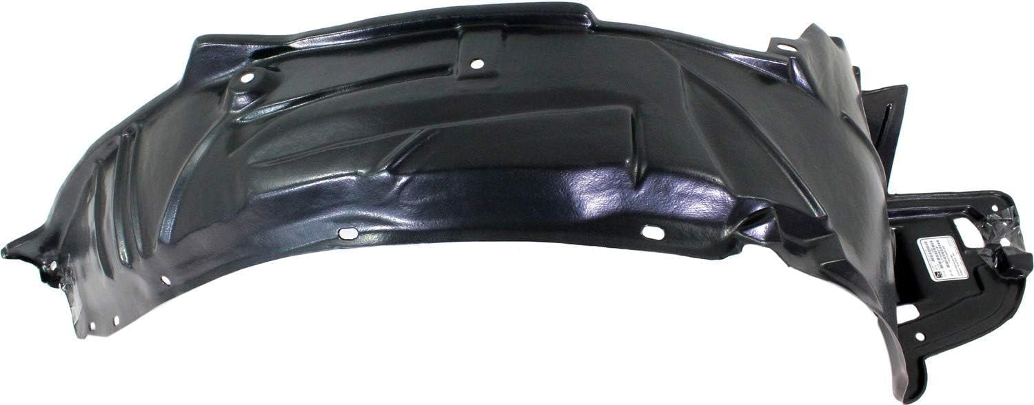 Front Fender Liner Right Passenger Side Direct Replacement Compatible With 2003 Honda Civic HO1249120 74101S5B000