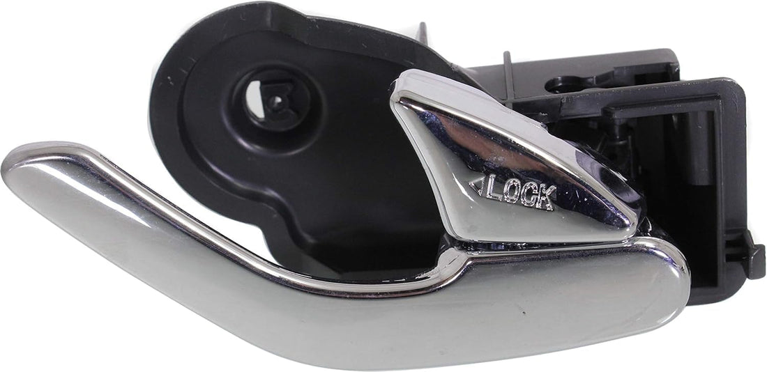 Front Or Rear Interior Door Handle Chrome Right Passenger Side Direct Replacement Compatible with 2001-2007 Ford Escape / 2005-2007 Mercury Mariner FO1353131 YL8Z7822601BA