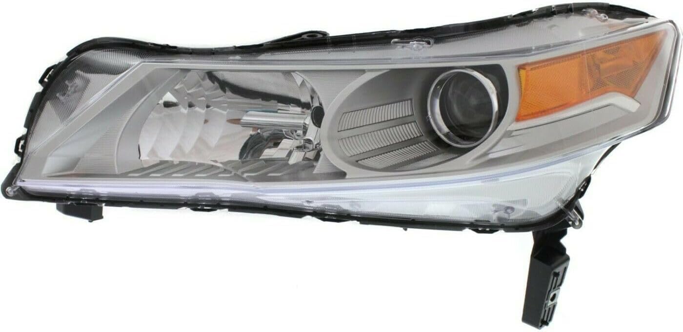 Set Of 2 Front Headlight Lens And Housing Right Passenger & Left Driver Side Direct Replacement Compatible With 2009-2011 Acura TL AC2519116 AC2518116 33101TK4A01 33101TK4A02
