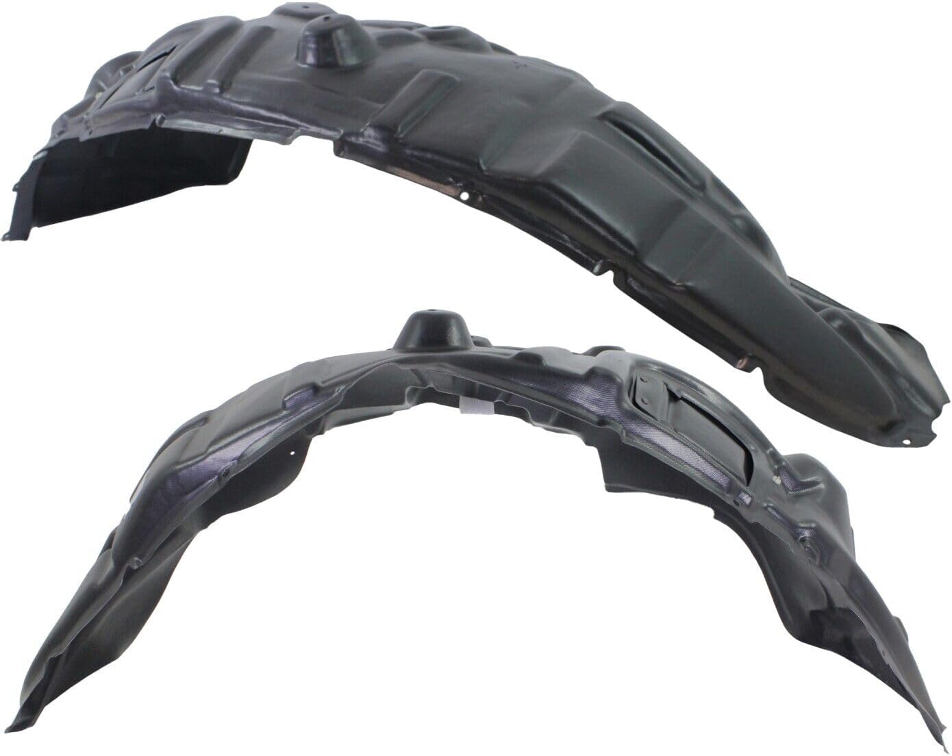 Set Of 2 Front Fender Liner Left Driver & Right Passenger Side Direct Replacement Compatible With 2009-2012 Dodge Ram 1500 Pickup CH1248152 CH1249152 ‎68110686AE 68110687AD