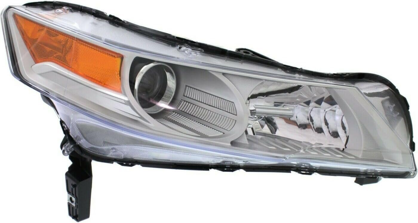 Set Of 2 Front Headlight Lens And Housing Right Passenger & Left Driver Side Direct Replacement Compatible With 2009-2011 Acura TL AC2519116 AC2518116 33101TK4A01 33101TK4A02