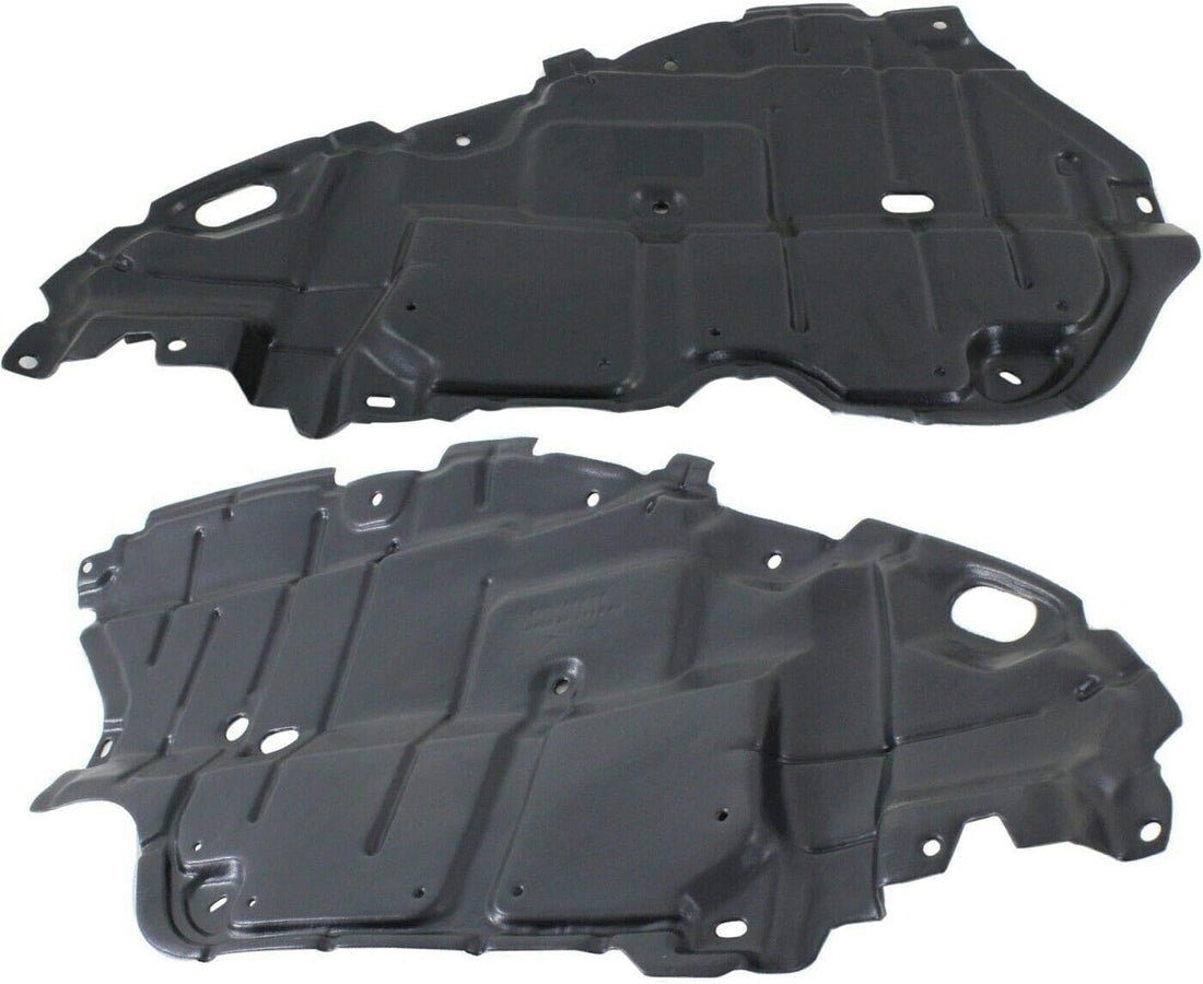 Set of 2 Front Engine Splash Shield Under Cover Left Driver & Right Passenger Side Direct Replacement Compatible with 2007-2011 Toyota Camry ‎‎TO1228171 TO1228170 5144106110